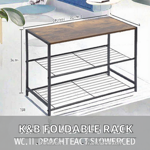 Sheeraz International Home Furniture Modern Multi-layer Iron <b>Shoe</b> <b>Storage</b> Display Rack Door Organizer Stand Freestanding 12-13 - Product Image 2