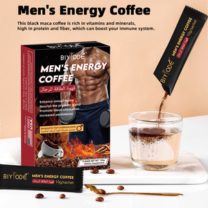 Café Biyode (Venta al por Mayor) para Hombres: Impulso de Energía y Vitalidad (Raíz de Maca y Ginseng) 15 Sobres - Product Image 4