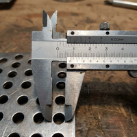 Panneau de treillis perforé galvanisé à chaud, maille ronde de 10 mm, écran de ventilation pour filtre industriel et protection de machine