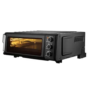 Rvs Pizza Oven Thuis Bakken Multi-Functionele Automatische Lcd Digitale Brood Cake Elektrische Oven