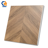Carreaux muraux antidérapants modernes rustiques ACCENTS - Décoration intérieure pour chambre, cuisine, salle de bain, villa, bordures, salle de sport, finition mate, grain de bois