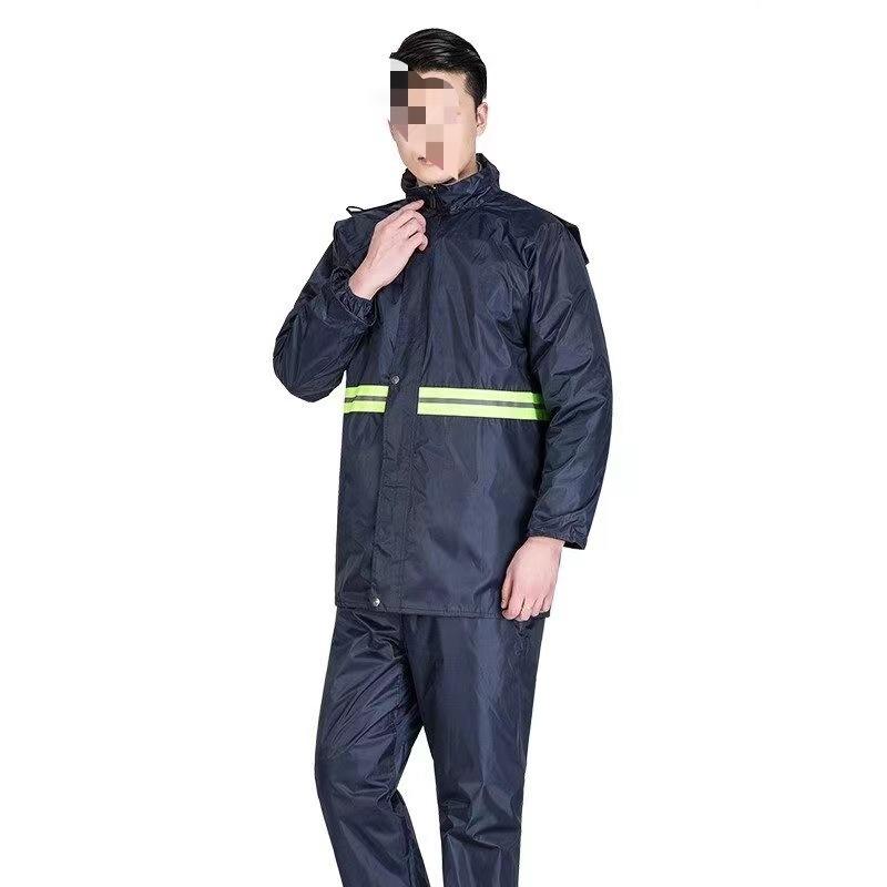 สีกรมท่าชั้นเดียวหนาโดยไม่มีกระเป๋า