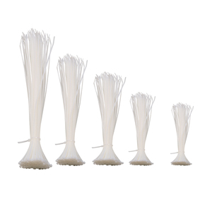 Gute Qualität Weiß <span class=keywords><strong>2.3</strong></span>*60MM 2,5 x300mm 3,6 x200mm Hohe temperatur widerstand Angepasst Langlebig Self-locking Nylon kabelbinder - Product Image 2