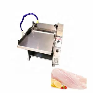Yüksek ihracat otomatik sazan Tilapia yayın balığı Tuna balık cilt sökücü çıkarma cilt işleme kalamar soyucu makinesi