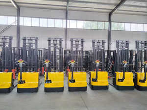 ह्यूगो ब्रांड चलने पूर्ण बिजली पैलेट स्टेकर 1 टन 1000kg 2200BL वॉकी प्रकार बिजली बैटरी इलेक्ट्रिक पैलेट स्टेकर - Product Image 6