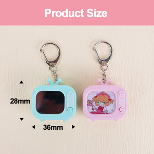 Custom UV Printed Acrylic Cartoon Animation TV <strong>Keychain</strong> with Built-in LED Light Cute and Fashionable Waterproof <strong>Keychain</strong> - Product Image 2