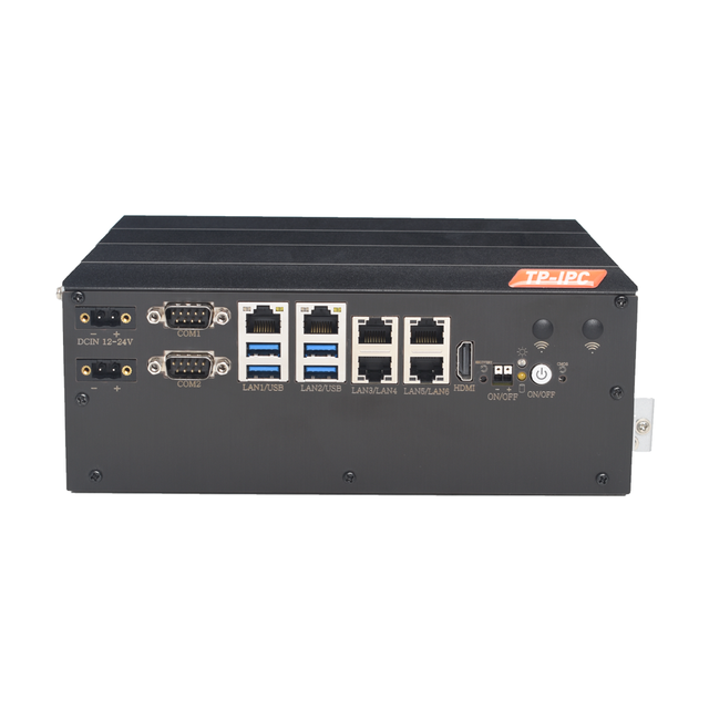 Compact Industrial Computer with PCIe X8 for Expansion, 5* GbE LAN 2* RS232/485 COM for Machine Vision/ Automation Control