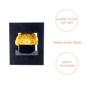 Ogni Amore Regalo Di Natale del Commercio All'ingrosso di Rosa Lunga durata Cupola Conserve di Eterna Per Sempre Fiore <span class=keywords><strong>Rose</strong></span> In Velluto Contenitore di Regalo Per Lei - Product Image 4
