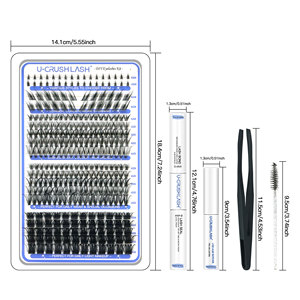 Expédition rapide, <span class=keywords><strong>cils</strong></span> en cluster DIY, stock en entrepôt US/UE, <span class=keywords><strong>cils</strong></span> individuels, livraison en 3 à 7 jours, pas d'attente douanière - Product Image 6
