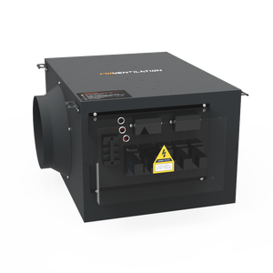 Réservoir de chauffage <span class=keywords><strong>électrique</strong></span> en métal ignifuge PTC 150 mm ERV/HRV/MVHR/AHU Système de ventilation flexible pour utilisation en CVC dans les hôtels et les hôpitaux - Product Image 6