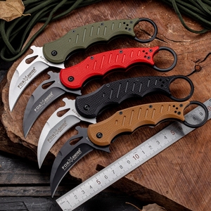 Cuchillo Plegable de Práctica y Entrenamiento para Camping, Modelo G10 Handle Fox Karambit Claw Knife, Venta al Por Mayor OEM - Product Image 2