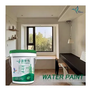 Waterproof Coating House Exterior Interior Latex Wall Paint Low Voc Anti-Mould Wall Coating Water Based Gold Paint