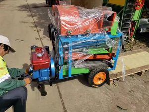 Büyük kapasiteli elektrik mısır daneleme makinesi/dizel tahrikli çok fonksiyonlu tahıl harman - Product Image 5