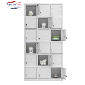 Armoire de classement ignifuge en acier écologique à 18 portes Together Toda Modern pour la maison, le bureau, l'école, la salle de sport et l'usage commercial - Product Image 3