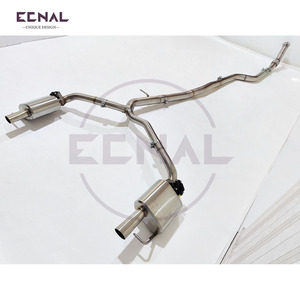 Ecnal para Benz <span class=keywords><strong>AMG</strong></span> E53 3.0T 2019+, Sistema de Escape de Alto Rendimiento con Válvulas y Silenciador, en Acero Inoxidable T304 - Product Image 3