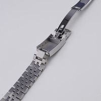 Bracelet de montre Seiko Prospex Alpinist en acier inoxydable massif, à extrémités courbées, type Jubilee, pour fermoir 20 mm, respirant et luxueux