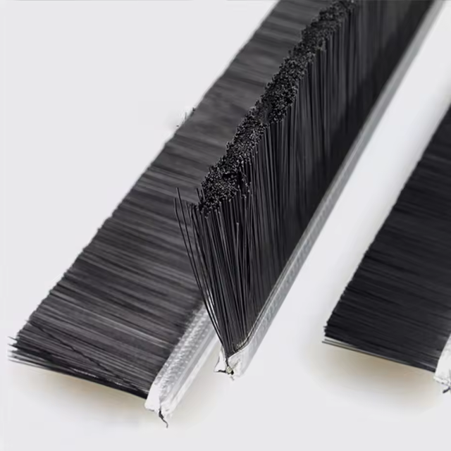 Industrial Nylon Bristle Door Brush Machinery Equipment Sealing Strip Brush