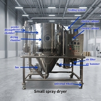 Nouveau lait en poudre de qualité alimentaire 5-150 kg/h faisant la machine de séchage par pulvérisation de jus de levure à base de plantes