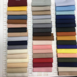 Tela de Chifón Elástica de Doble Capa <span class=keywords><strong>100</strong></span>% Poliéster 75D+40D*100D+40D, 300 Colores, 4 Vías, con Spandex y Elasticidad, para Prendas de Niñas, Venta al Por Mayor - Product Image 1