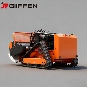 Tondeuse à gazon télécommandée diesel GIIFFEN GF-86 en stock usine, broyeur d'herbe industriel haute puissance, hauteur <span class=keywords><strong>de</strong></span> <span class=keywords><strong>coupe</strong></span> longue portée 0mm-210mm - Product Image 3