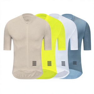 เสื้อปั่นจักรยานผู้ชายลายทาง แขนสั้น แห้งเร็ว ระบายอากาศได้ดี 100% โพลีเอสเตอร์ สำหรับปั่นจักรยานเสือหมอบและเสือภูเขา - Product Image 4