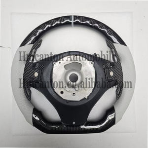 Volante Deportivo de Fibra de Carbono con Cuero Perforado para BMW Serie 3 E90 E91 E92 E93 - Product Image 6
