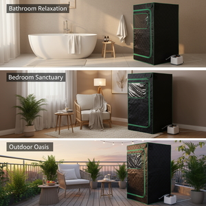 Equipo de Spa Móvil para Baño en Interiores, Sauna de Vapor Húmedo Portátil para Uso Individual en el Hogar - Product Image 5