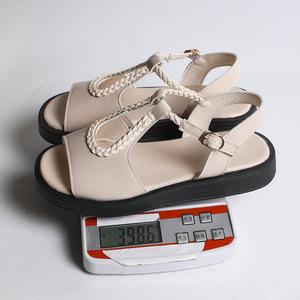 Sandalias Romanas Casuales para Mujer, Tejidas, Cómodas, con Punta Abierta, Diseño de Hebilla, Plataforma, Zapatos de Verano - Product Image 2