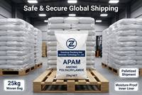 Polyacrylamide Anionique Faiblement Insoluble (APAM) Floculant/Coagulant en Poudre Pureté 99% pour la Purification de l'Eau dans les Centrales de Lavage de Sable