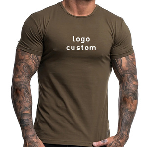 ホットセール メンズ フィットネス ランニング スポーツ Tシャツ 卸売 ジム ワークアウト 通気性 速乾 Tシャツ - Product Image 1