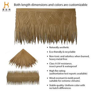 Descuentos por Volumen: Techo de Palapa Ignífugo y Resistente a los Rayos UV, Techo de <span class=keywords><strong>Palma</strong></span> Artificial, Techo de <span class=keywords><strong>Palma</strong></span> Frond para Villa - Product Image 2