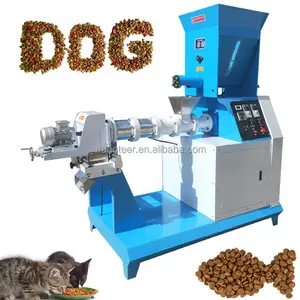 סין מפורסם לחיות מחמד במפעל בעלי החיים כלב חתול שפמנון שרימפס אמנון להאכיל גלולה מכבש צף דגי מזון מכונה