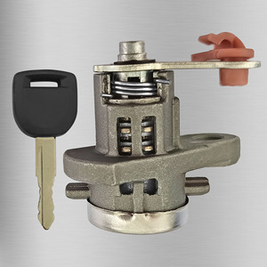 Mazda3 Old Mazda6 Door Lock Cylinder MZ196M2 Cylindrical Lock 1 Key Grey Plastic Copper Zinc Alloy - Product Image 3