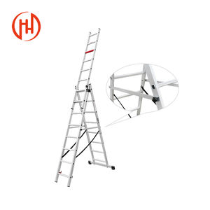 Échelles télescopiques en aluminium de 6 m à 12 m, échelles d'extension en aluminium, échelles à cordes pour la lutte contre l'incendie - Product Image 6