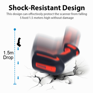 JR 2023 công nghệ mới Máy quét mã vạch laser và máy quét mã vạch Bluetooth quét mã vạch 2D - Product Image 3