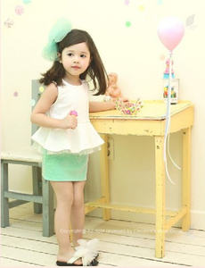 Ropa Infantil al por Mayor, Camiseta de Princesa con Falda, Trajes de Fiesta para Niñas Pequeñas de China - Product Image 2