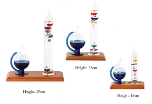 Termômetro Galileu de Vidro Artesanal para Previsão do Tempo com Barômetro de Vidro - Product Image 5