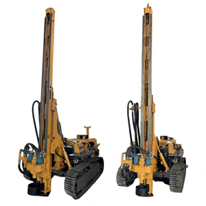 APCOM Foreuse rotative sur chenilles pour pieux solaires, profondeur de forage 2m/3m, diamètre de trou 300mm/350mm - Product Image 4