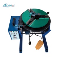 Positionneur de soudage rotatif automatique 220V 100kg avec mandrin WP300 pour tuyaux et réservoirs en acier