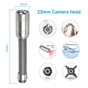 Fabrika yüksek çözünürlüklü boru hattı su iyi mayın derin kuyu güvenlik kamerası Hz bulucu 23MM kafa ile 512 kanalizasyon boru muayene - Product Image 3