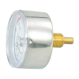 कारखाने की आपूर्ति wy100 अक्षीय तापमान और दबाव गेज-फ्लोर हीटिंग थर्मोमैनोमीटर, एचवीएसी एकीकृत गेज, शॉकप्रूफ - Product Image 2