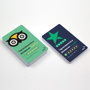 รีวิวการ์ดโซเชียลมีเดีย NFC แบบกำหนดเองจากโรงงานบน Tiktok Business RFID NFC การ์ดรีวิวดี - Product Image 5