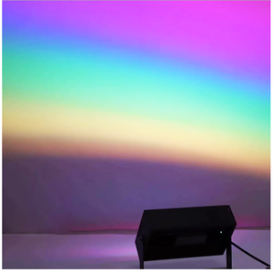 Lámpara reflectante IP65 40W RGBW LED Matrix Flood Light Cambio de colores automático Rainbow DMX512 Paisaje Luces de escenario para KTV - Product Image 1