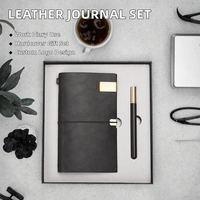 Ensemble cadeau de carnet A5 avec couverture en papier personnalisée, stylo, planificateur d'affaires, organisateur