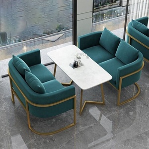 Ensemble de chaise de salon et de causeuse, chaise de salon avec des sièges épais et rembourrés - Product Image 1