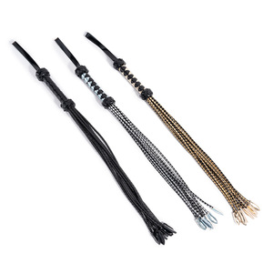 BANSEY Látigo Metálico Tejido para Adultos, Cosplay Erótico, Estimulador, Agarre Antideslizante, Paleta para Fustigar, Juguete, Dispositivo de Placer Novedoso para Adultos - Product Image 3