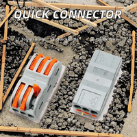 XUNYANG LT 223 Connecteurs à sertir orange-gris à câblage rapide en cuivre, plaqués étain, 250V, vente chaude