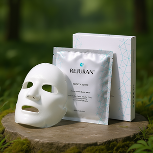 Masque en feuille double Rejuran Perfect V Tighter PDRN Purecolla pour le visage et la ligne du menton, liftant, raffermissant, anti-âge, soin coréen, 4 unités - Product Image 3
