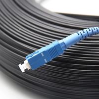 Pasokan pabrik Simplex luar ruangan G657A1 50M 100 m 200m Kabel Patch Drop Sc Upc untuk Sc Upc Kabel Ftth 100 Meter Kabel komunikasi