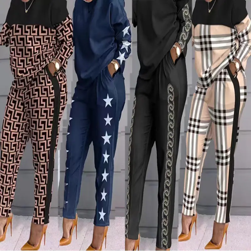 2022 Custom Logo Outfit Women Clothing High Quality 2 Piece Jogging Suits Sweatsuits 2pc Sets